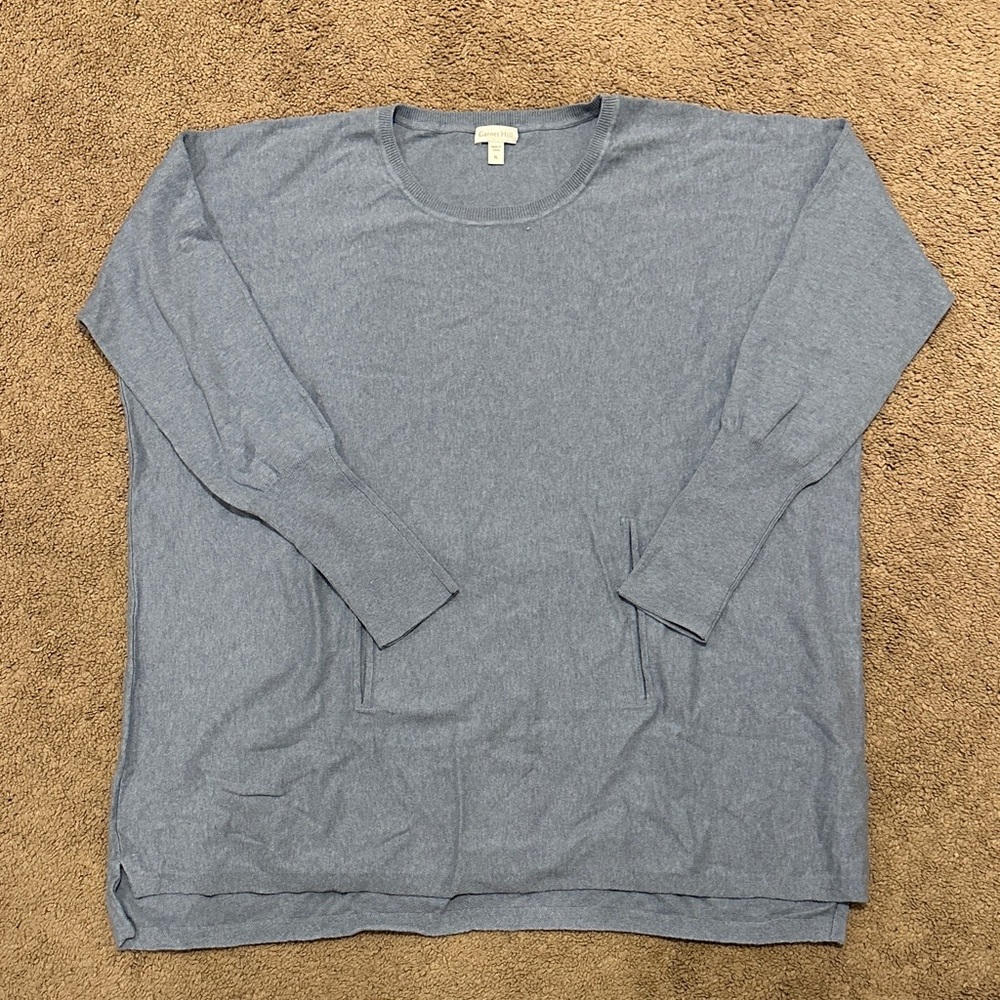 XL Organic Cotton Sweater with Pockets